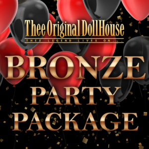bronze bottle service with party