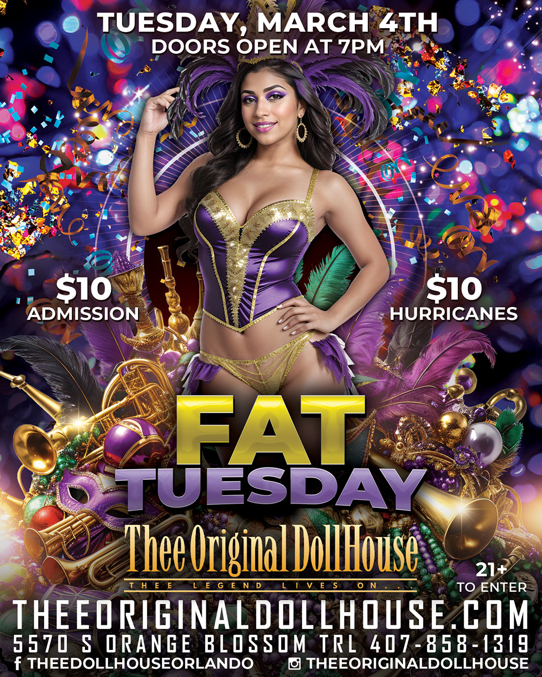 fat tuesday dollhouse