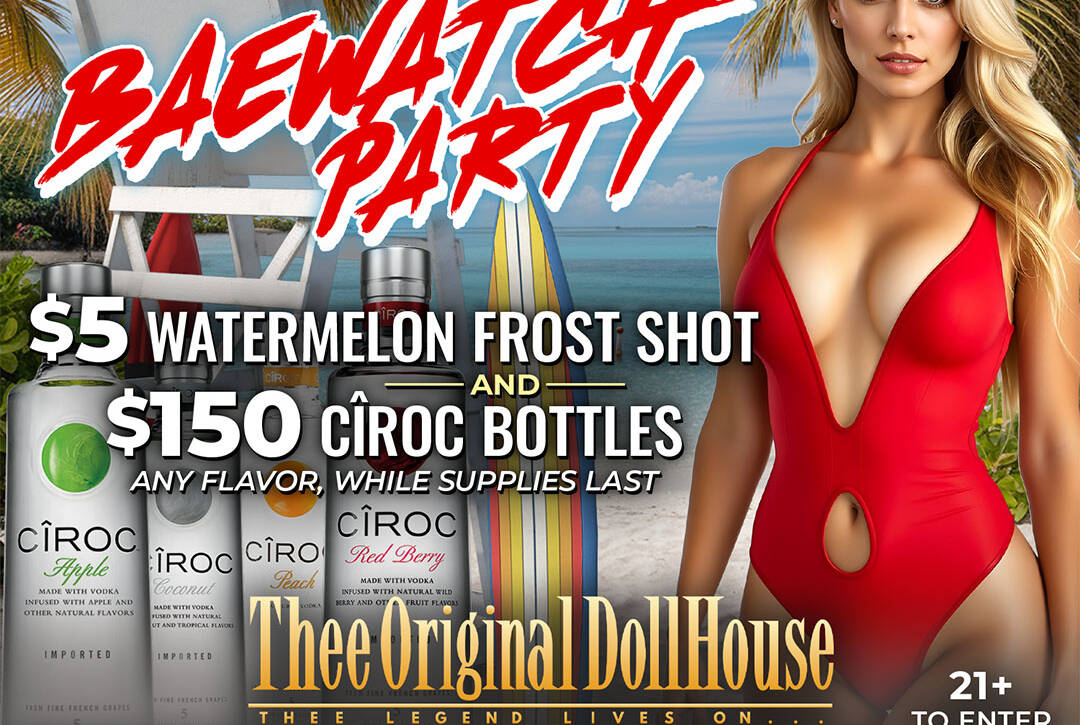 thee dollhouse baewatch party