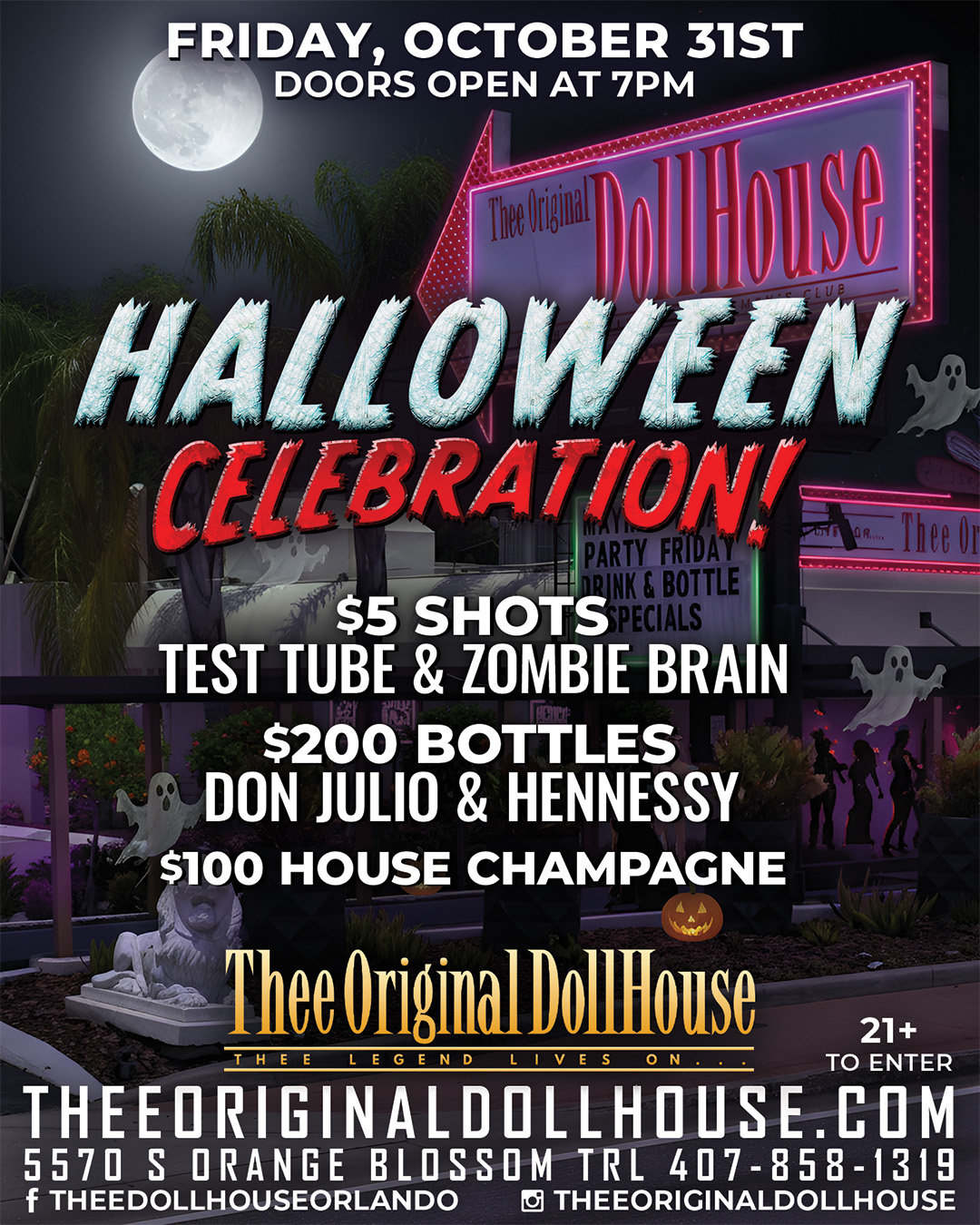 thee original dollhouse orlando halloween celebration
