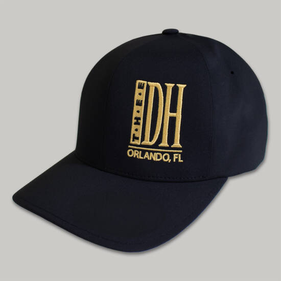 Dollhouse Baseball Cap - Black and Gold