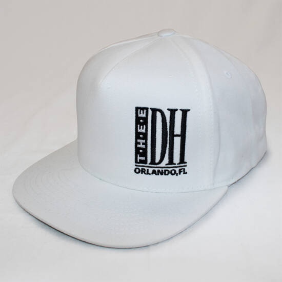 Dollhouse Snapback Cap - White