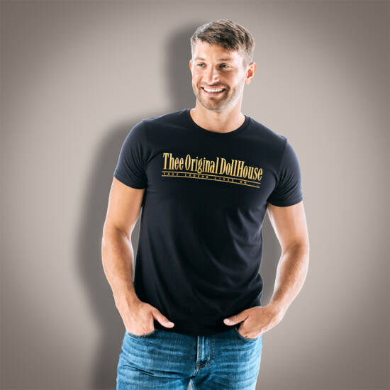 Dollhouse Black Crew Neck T-Shirt