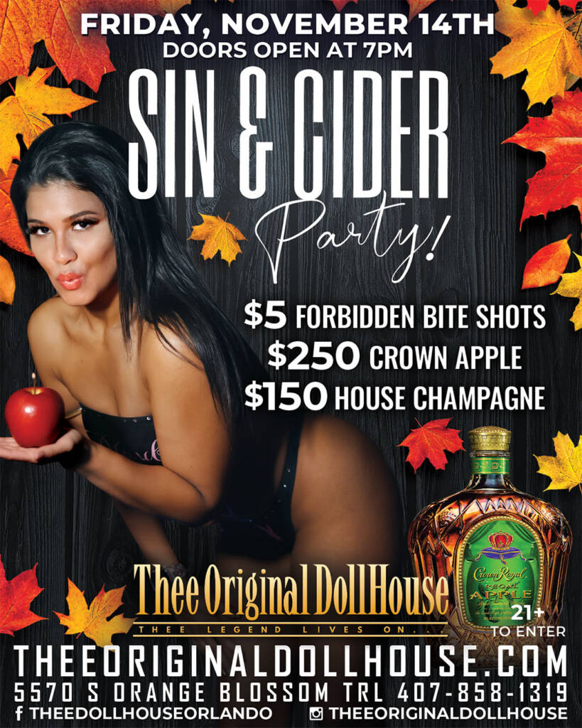 sin and cider party