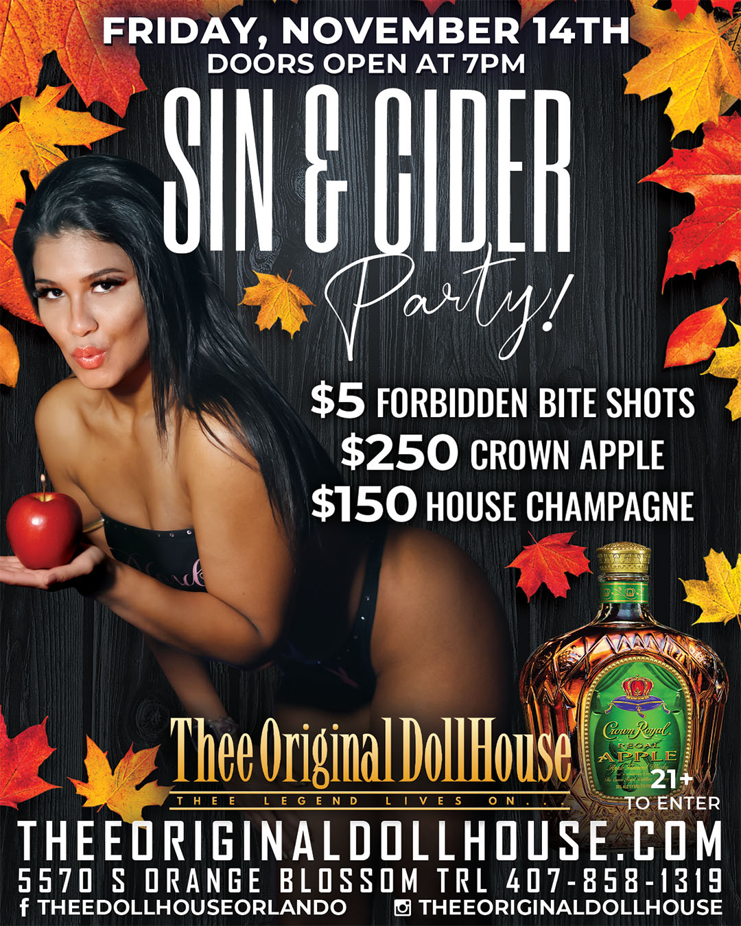sin and cider party