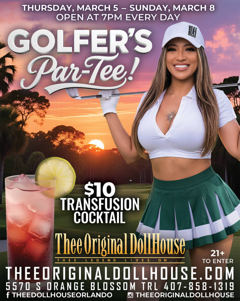 golfer's par-tee at Dollhouse