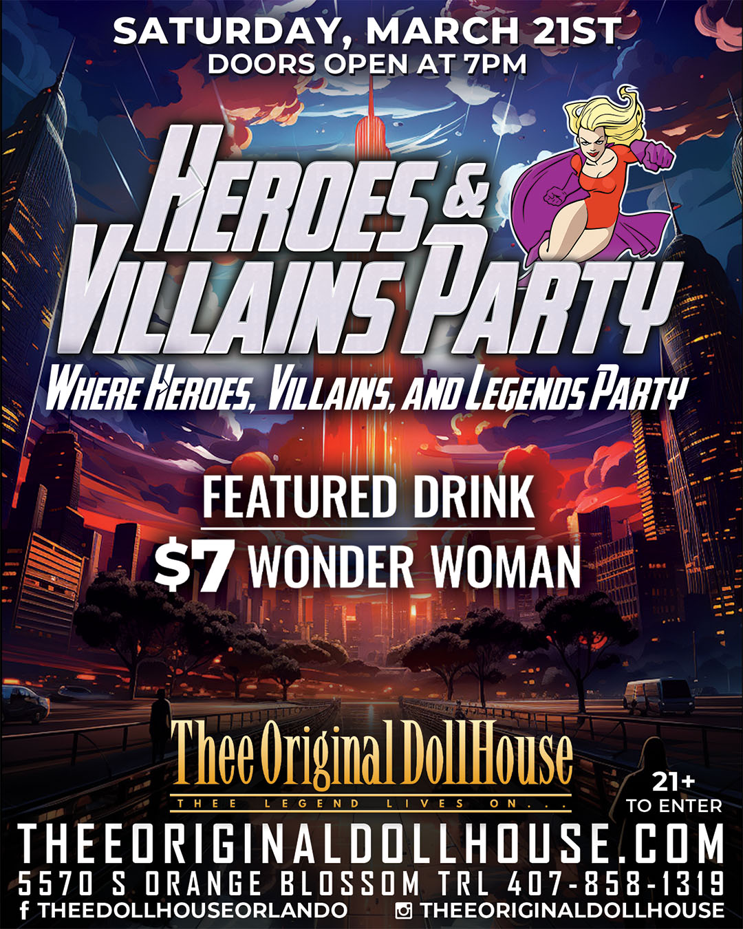 heroes and villains cosplay party