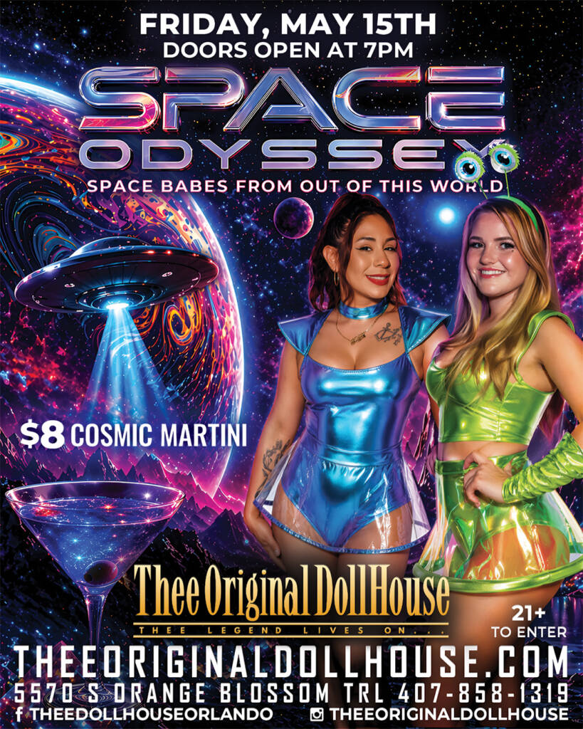 space odyssey party at thee original dollhouse