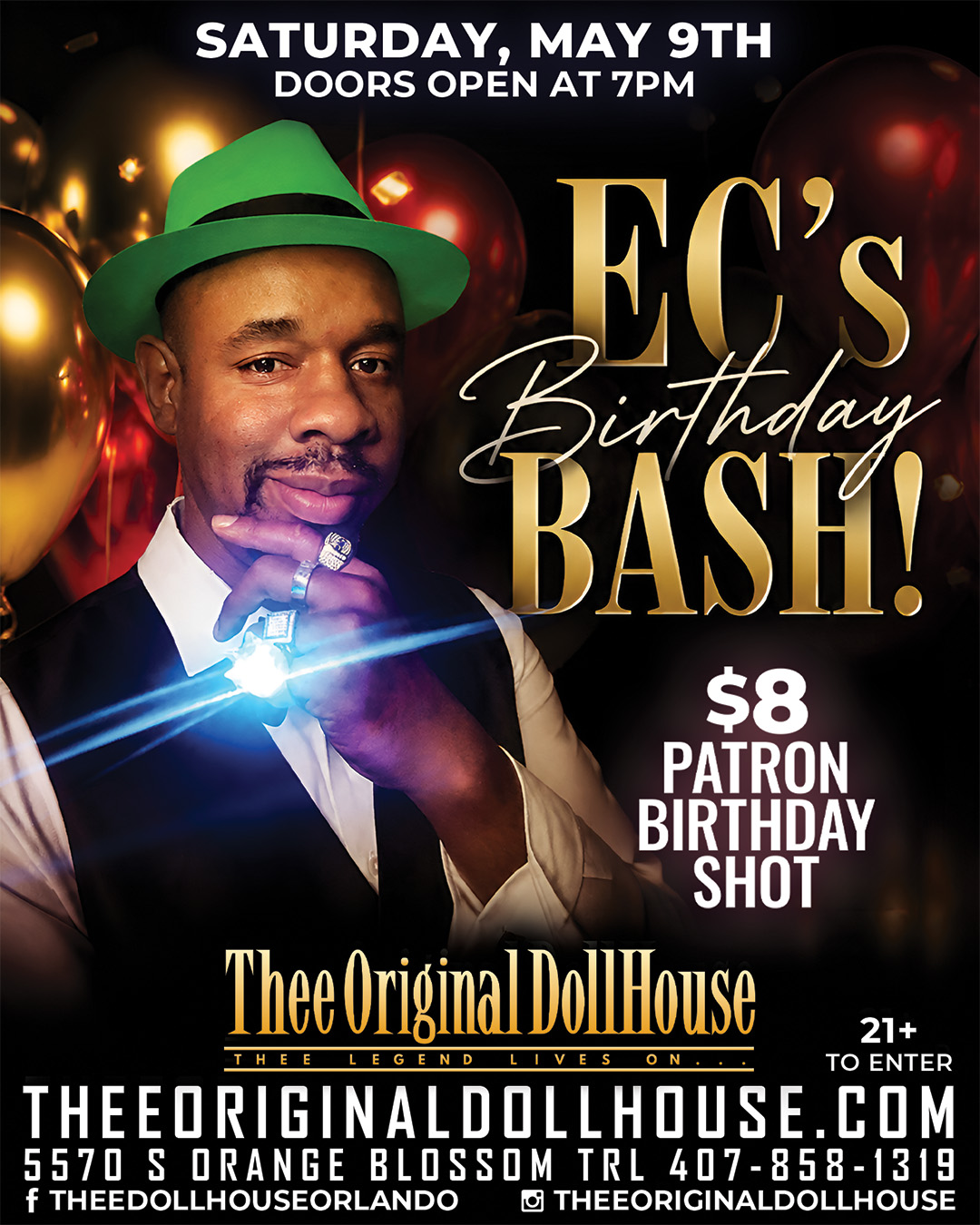 ec's birthday at thee original dollhouse