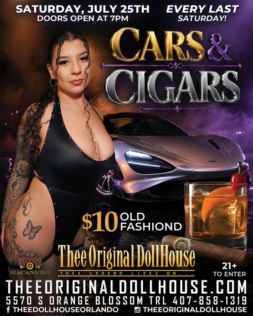 orlando car show july thee dollhouse