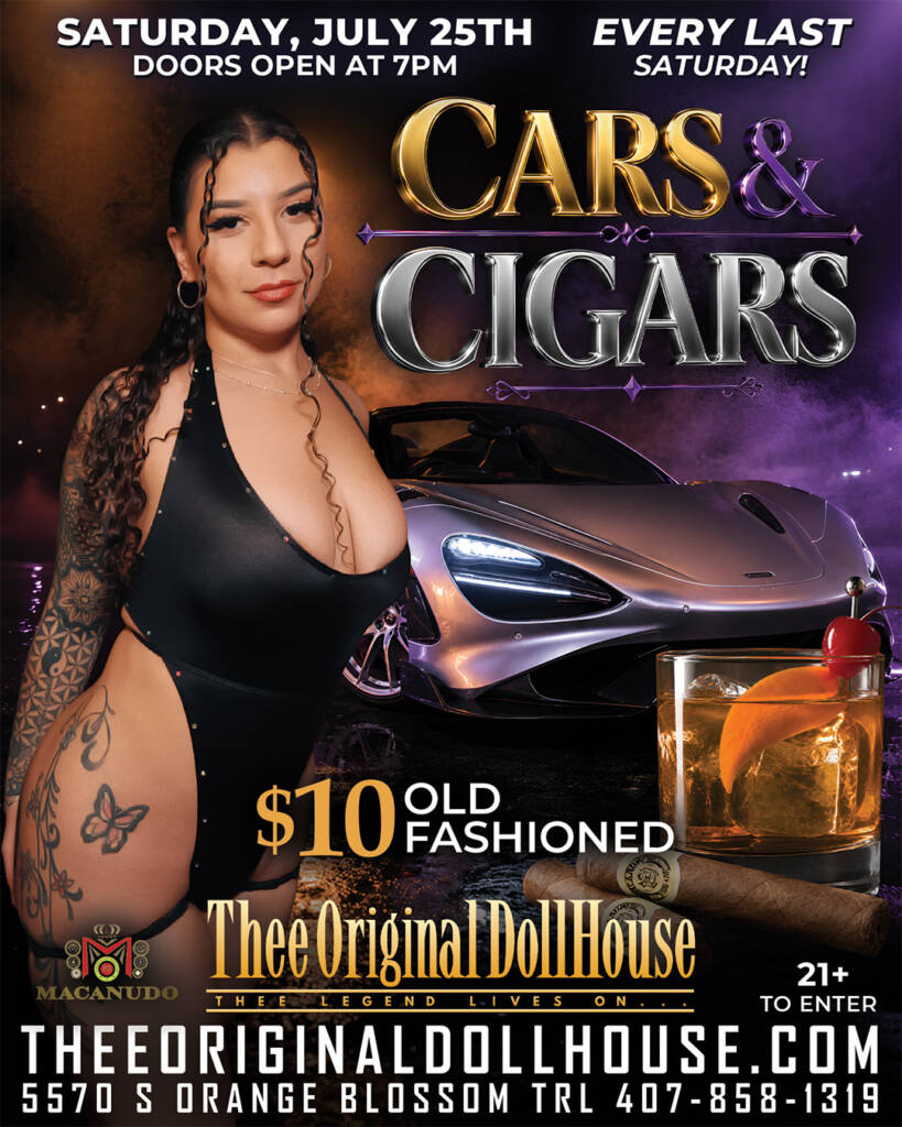 cars and cigars at thee original dollhouse