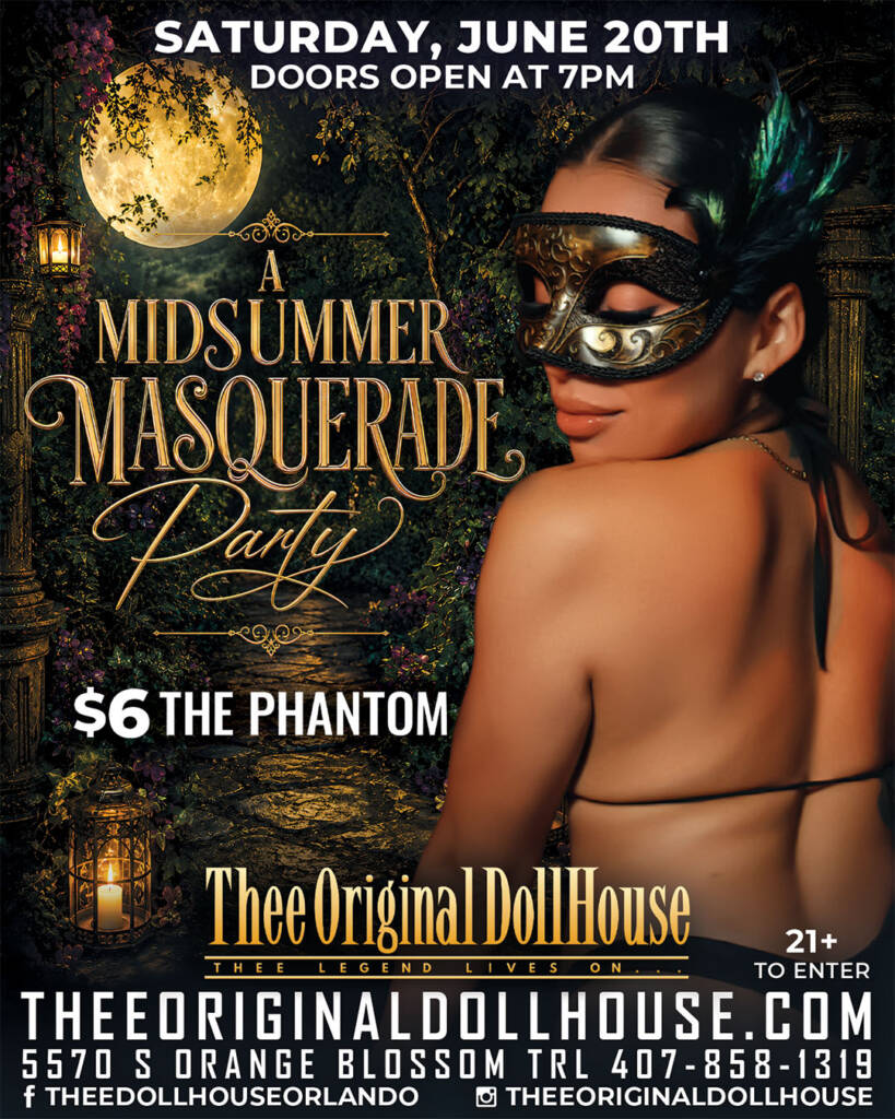 midsummer masquerade party at dollhouse