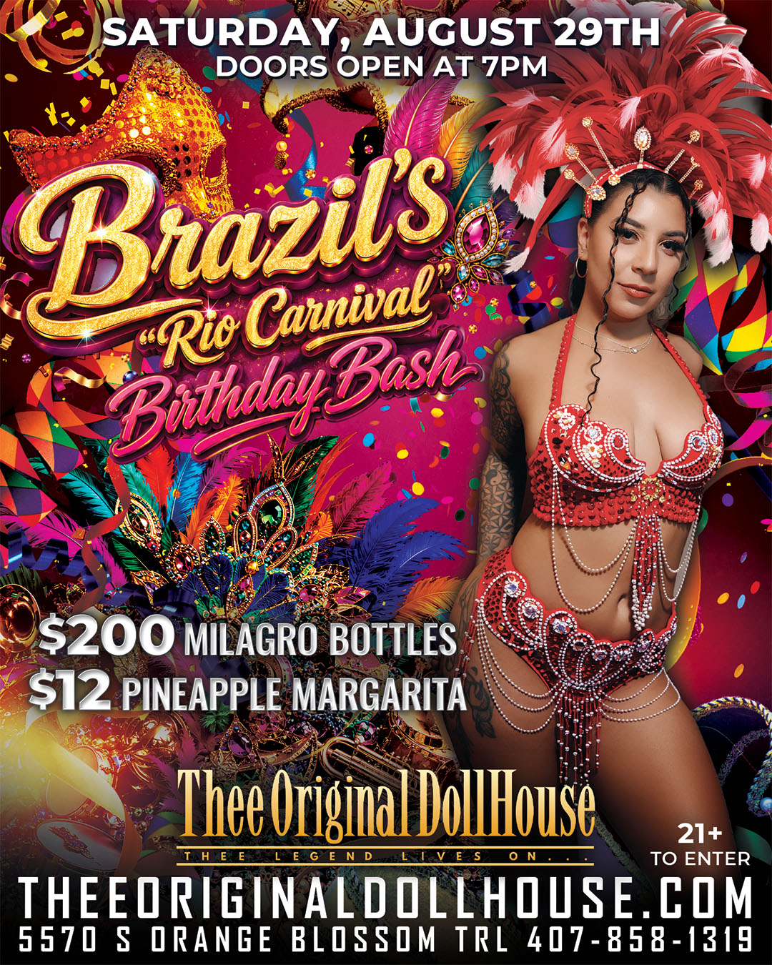 brazil's rio carnival birthday