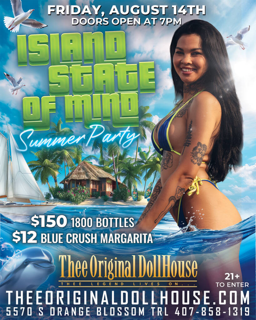 island party at thee dollhouse