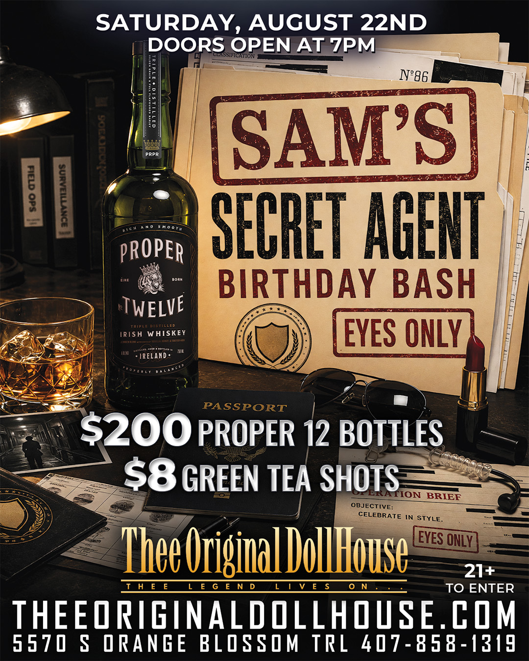 sam's secret agent birthday bash