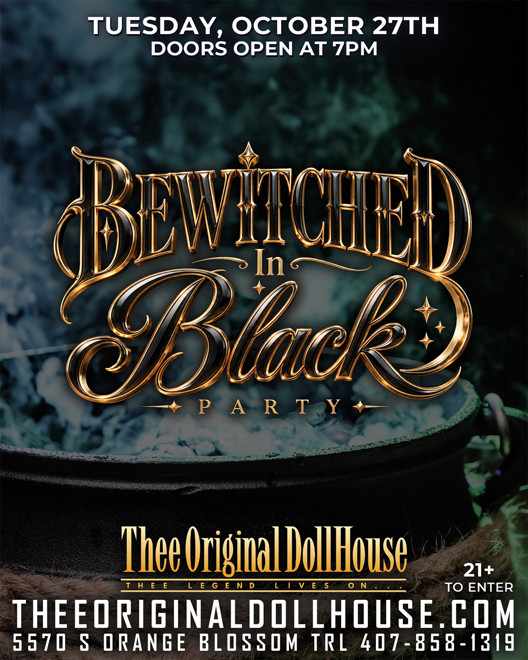 bewitched in black party