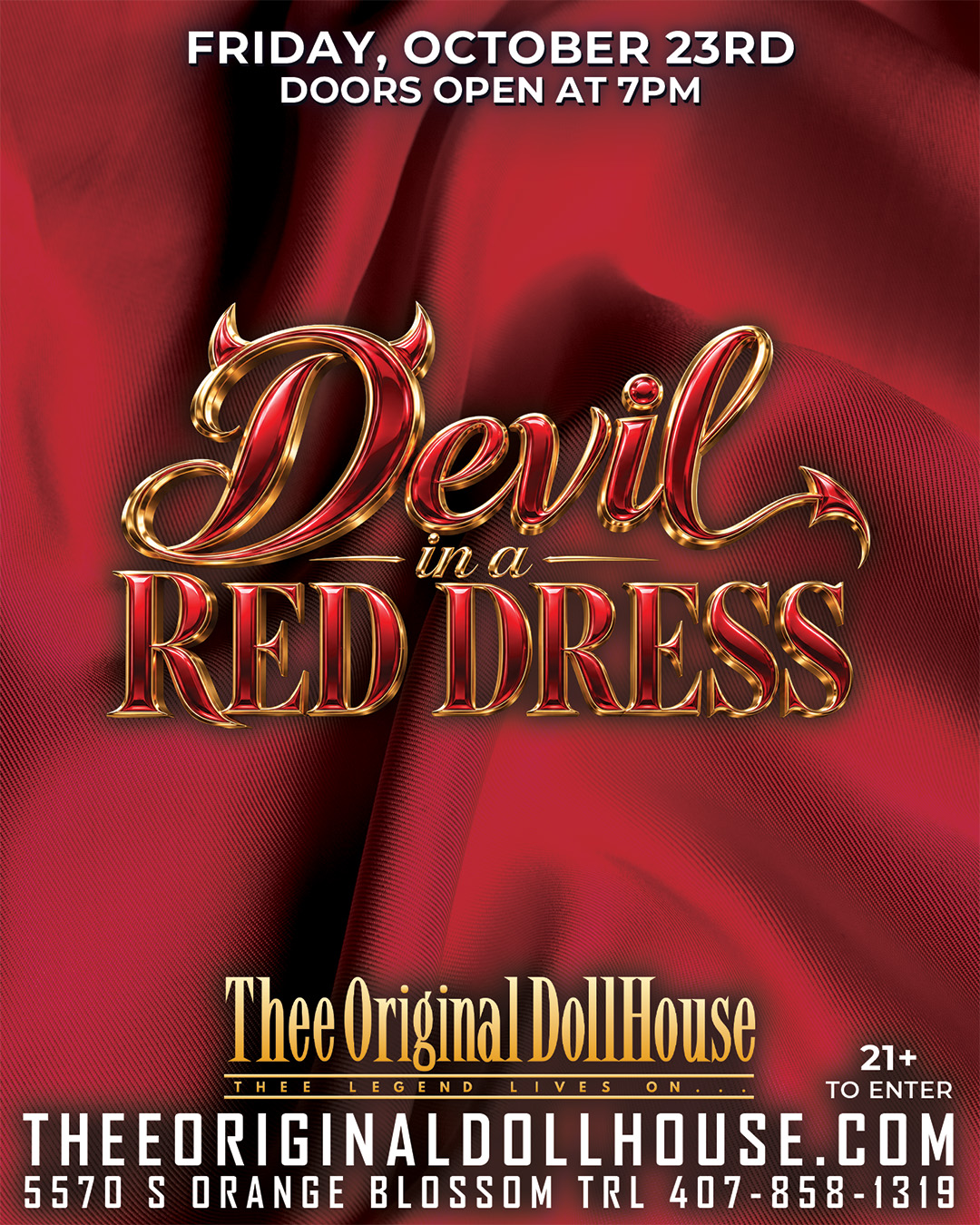 devil in a red dress party