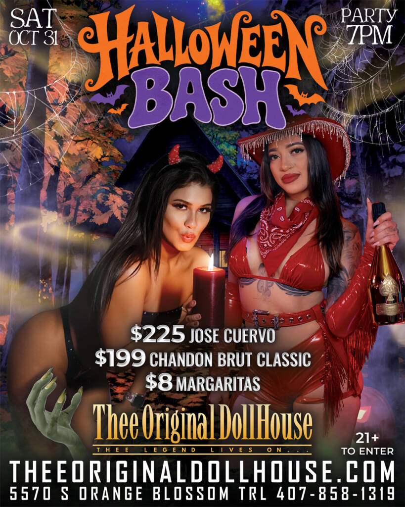 halloween bash at thee dollhouse