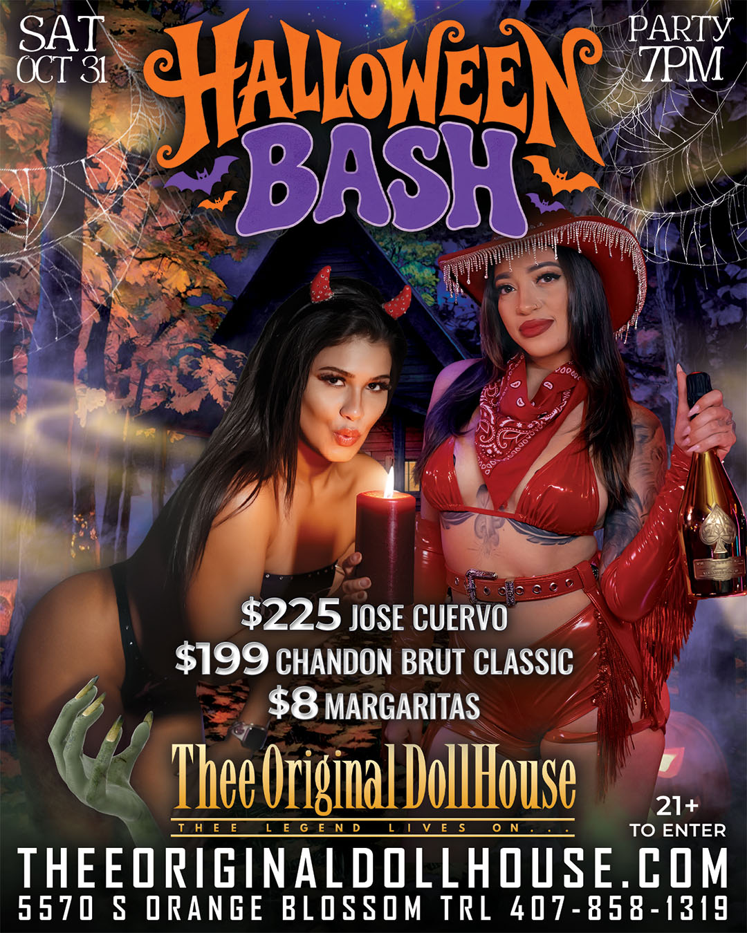 halloween bash at thee dollhouse