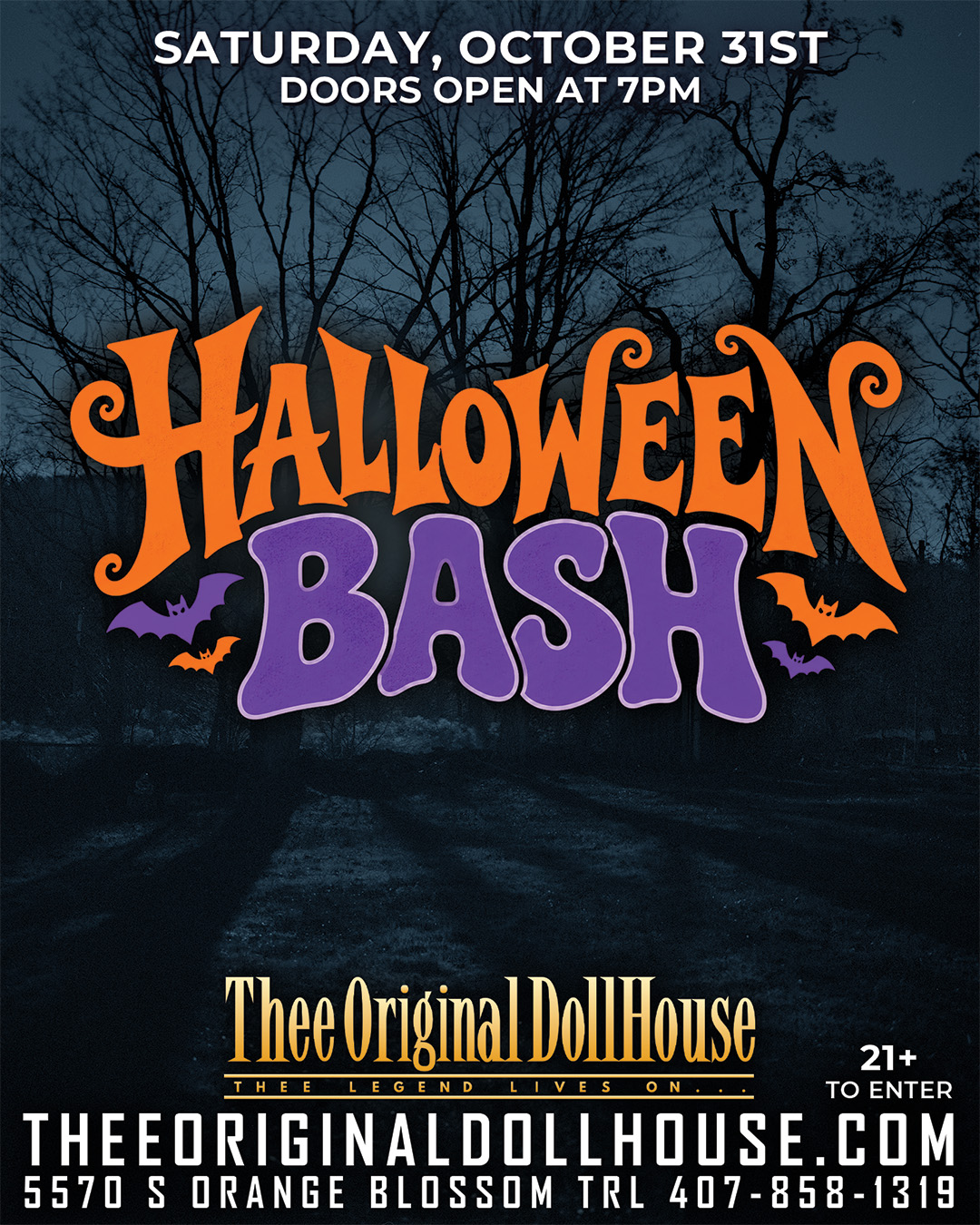 halloween party at thee dollhouse