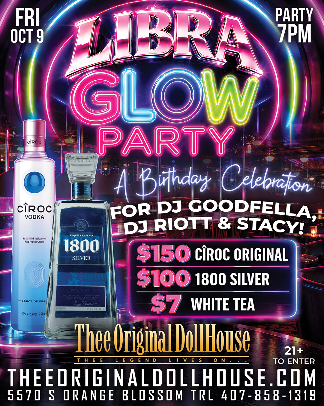 libra glow party