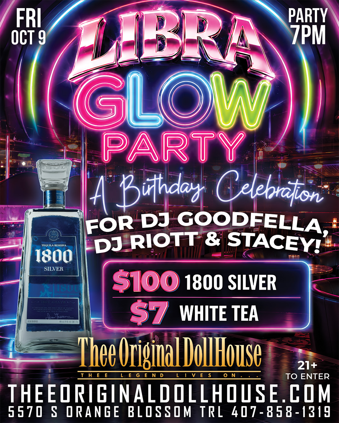 libra glow party
